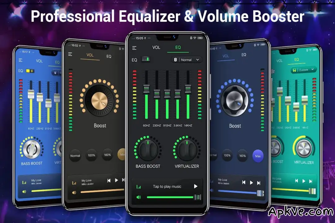 تحميل Equalizer & Bass Booster - Music Volume EQ apk